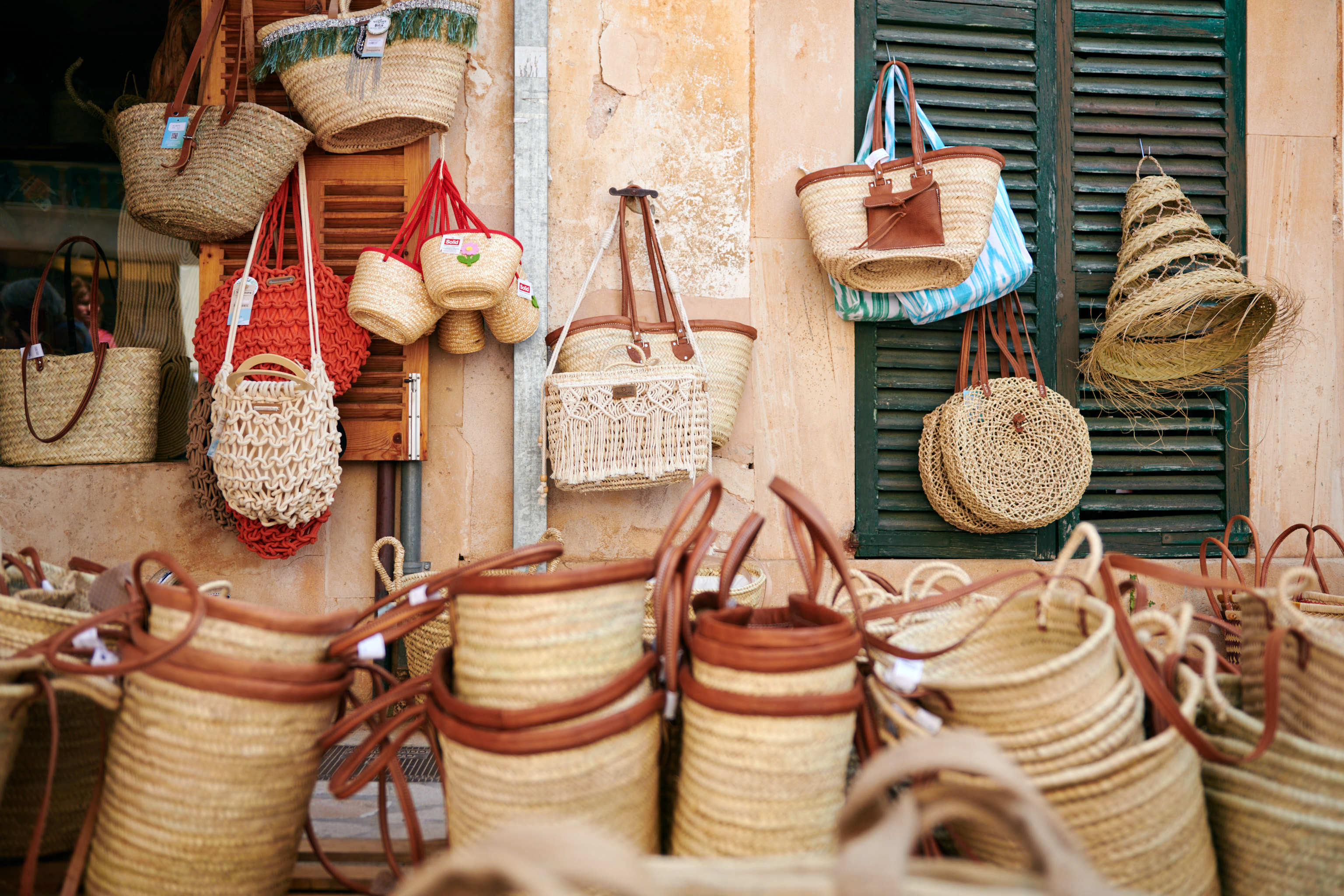 An original street market, full of local designs